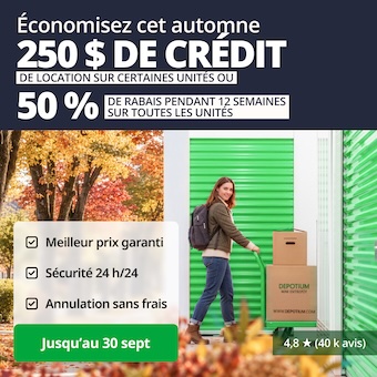 Depotium Mini Entrepôt - Cartoucherie Promotion