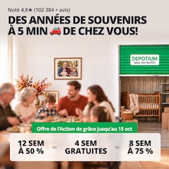 Depotium Mini Entrepôt - Cartoucherie Promotion